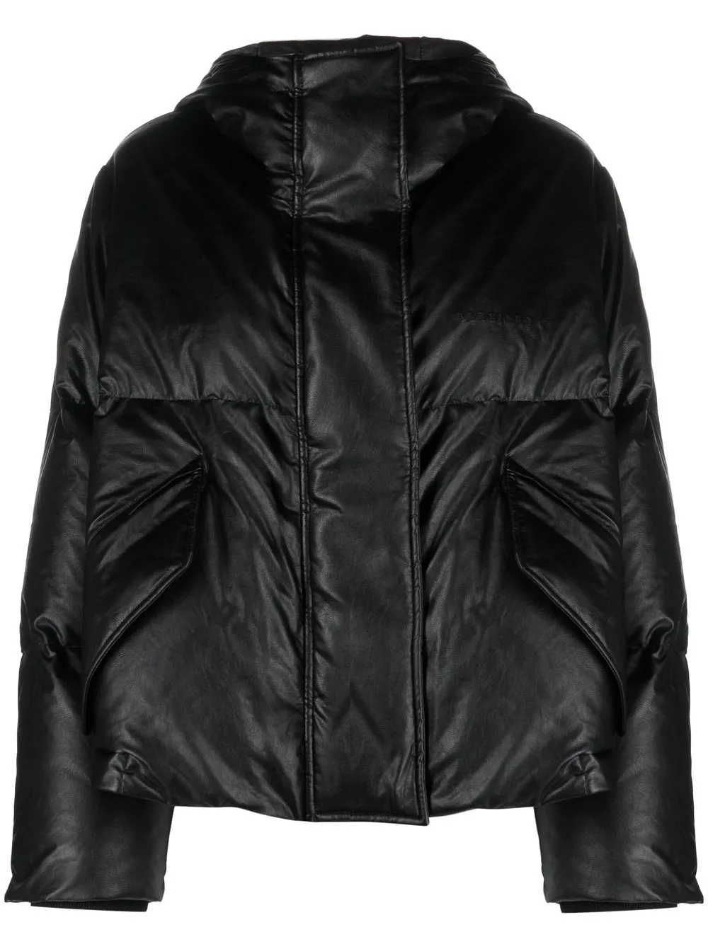 

MM6 Maison Margiela logo-embroidered padded jacket - Black