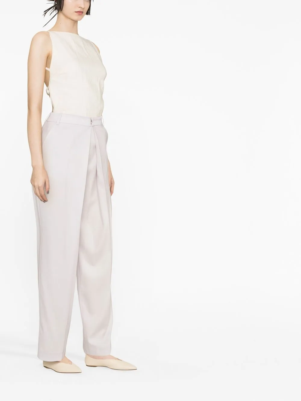 High-Waisted Tailored Pants (2 Color Ways)