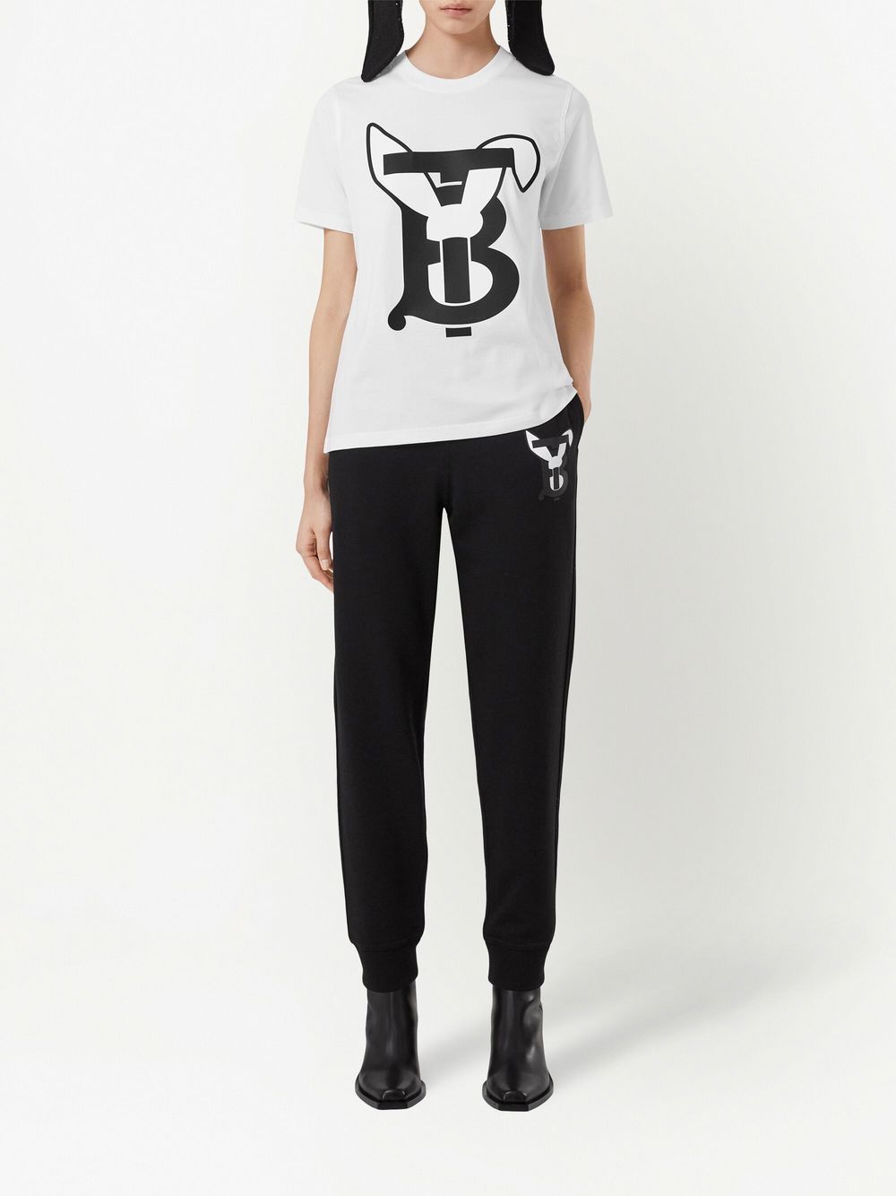 Burberry T-shirt met print - Wit