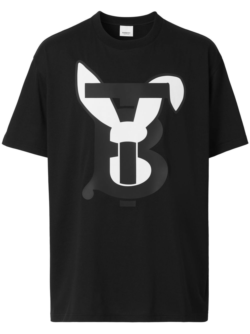 Burberry Rabbit logo-print Cotton T-shirt - Farfetch