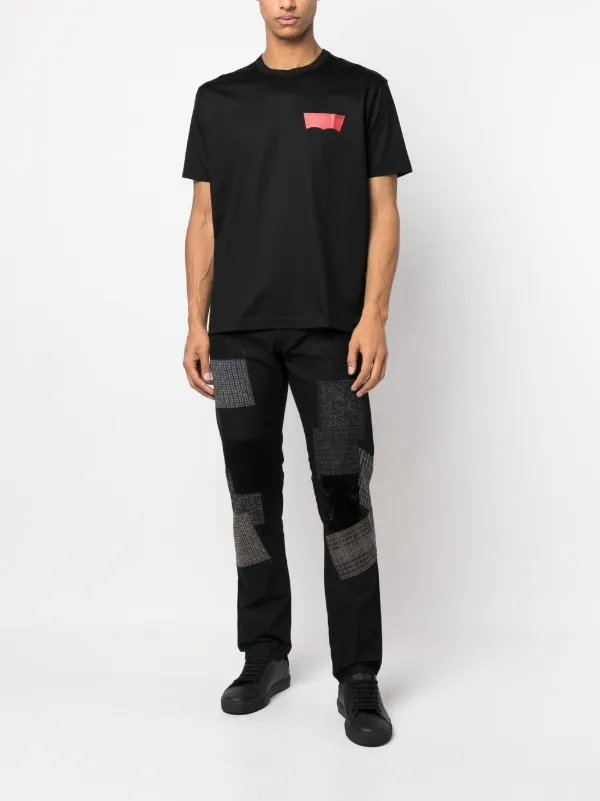 【送料 関税込】Junya Watanabe × Levis Tシャツ JUNYA WATANABE COMME Des GARÇONS X LEVI'S | Black Men's T