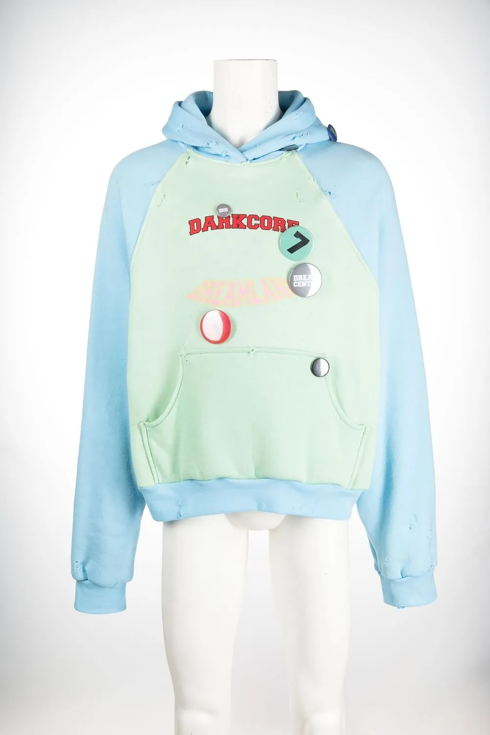 

Liberal Youth Ministry two-tone graphic print hoodie - Green