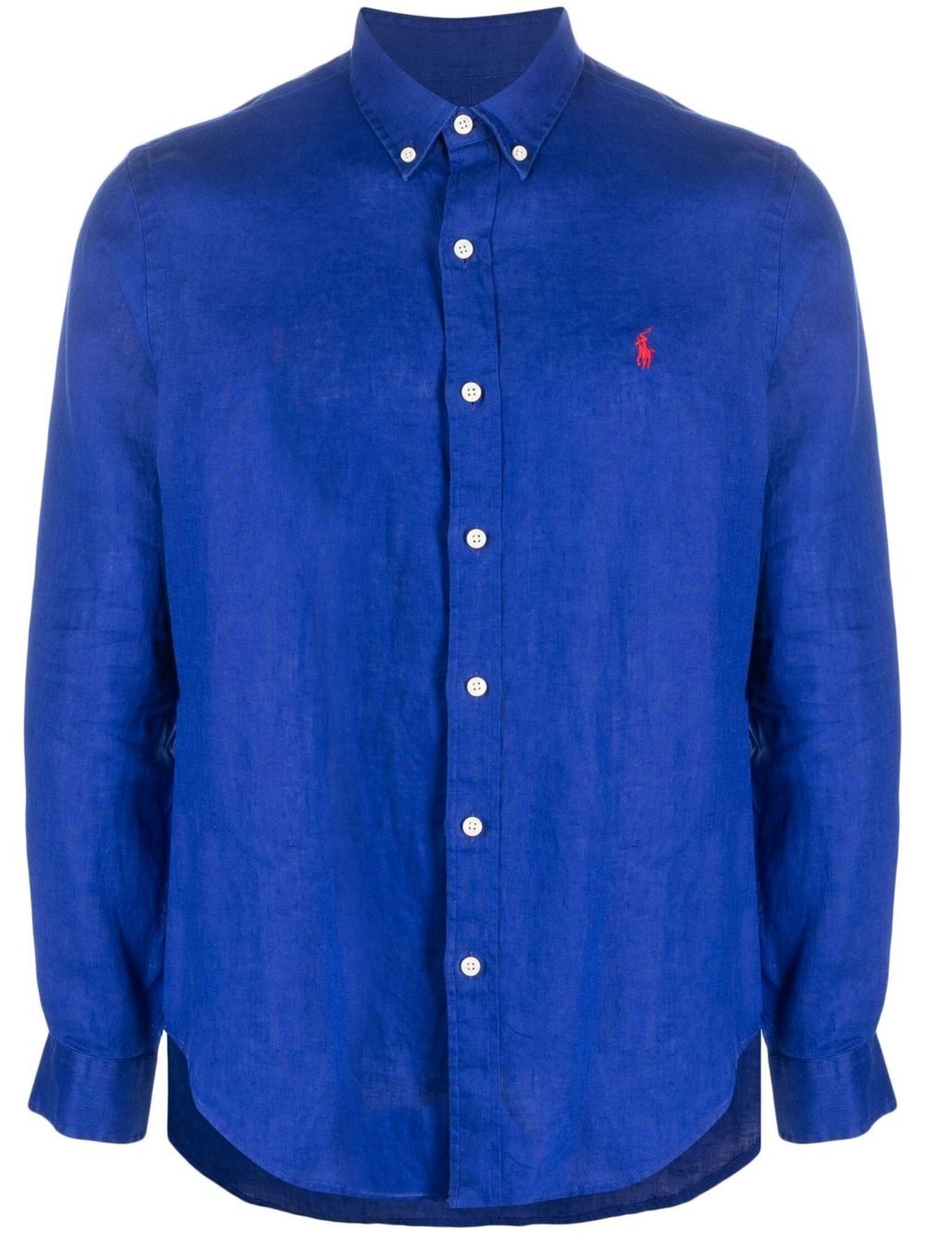 Polo Ralph Lauren long-sleeve button-down shirt blue | MODES