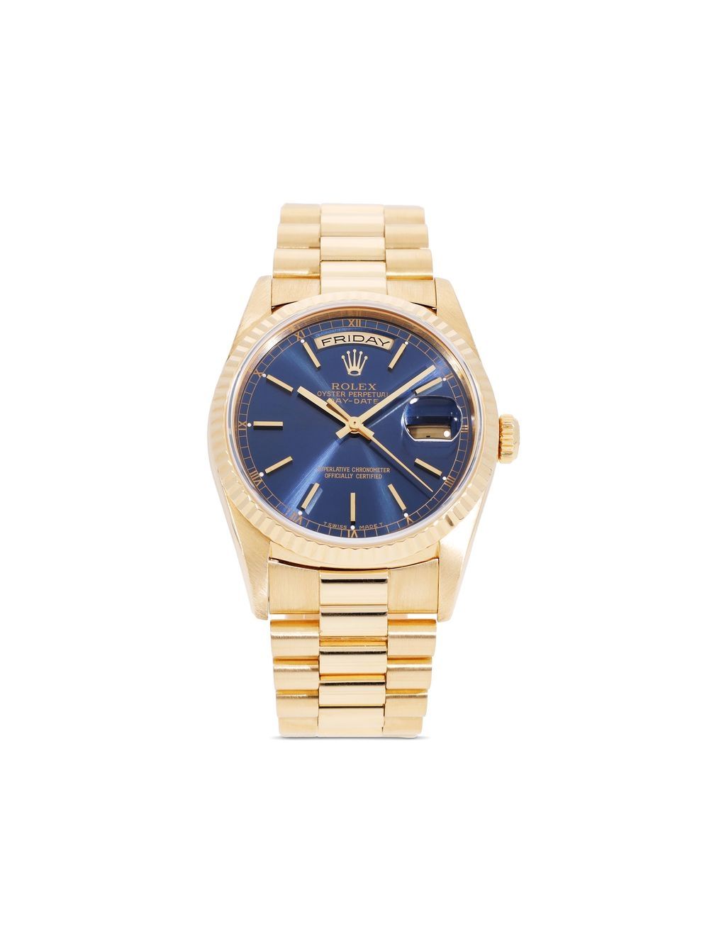 

Rolex 1998 pre-owned Day-Date 36mm - Blue