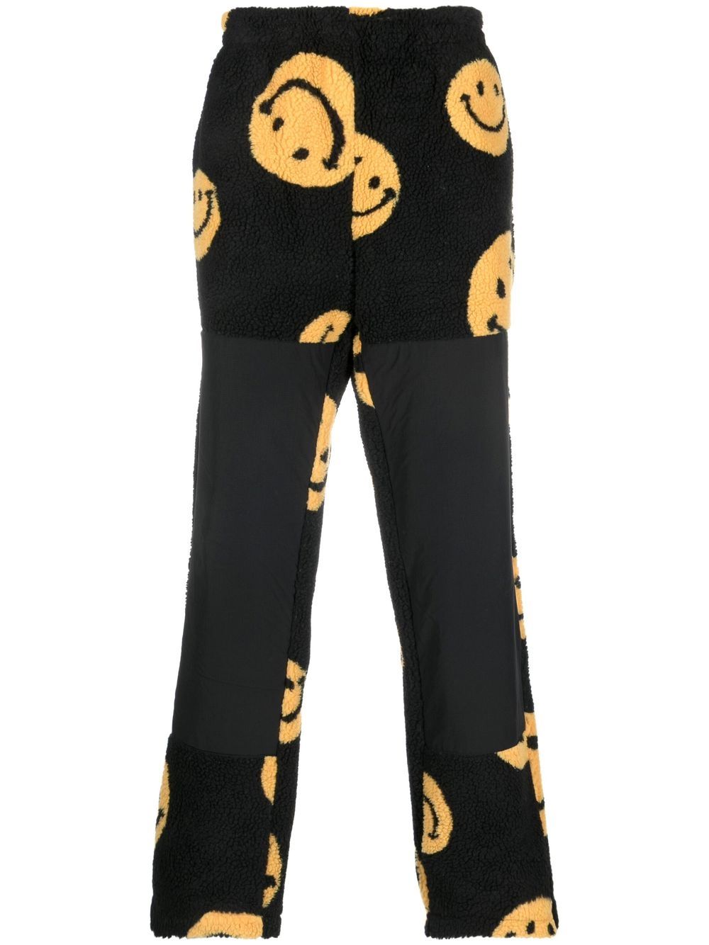 

MARKET x Smiley fleece track pants - Black