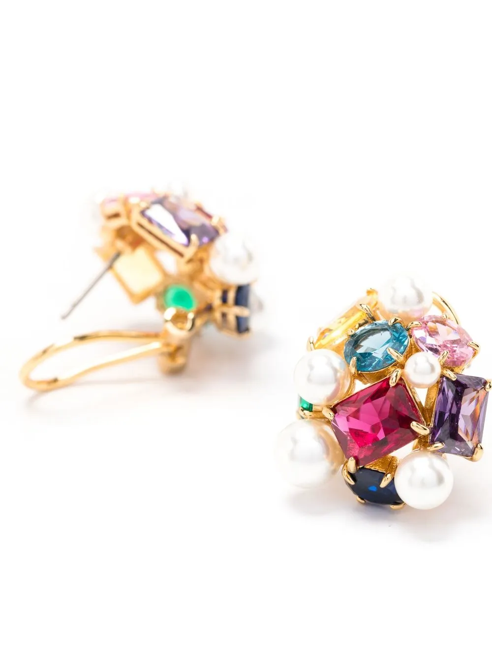 Kate Spade Crystalembellished Stud Earrings In Gold ModeSens