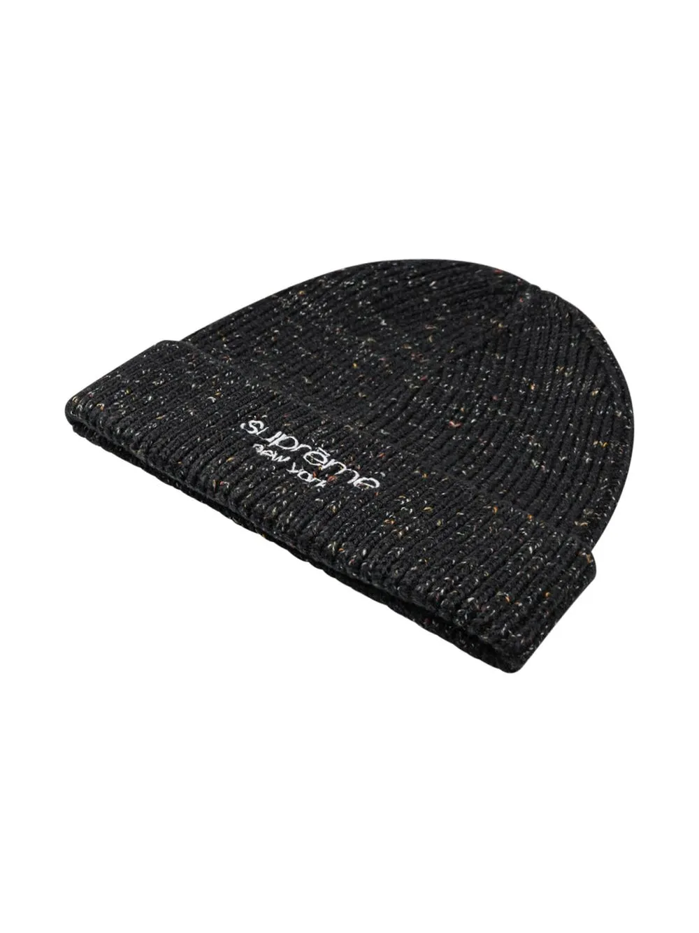 Shop Supreme Rainbow Speckle Beanie In Black