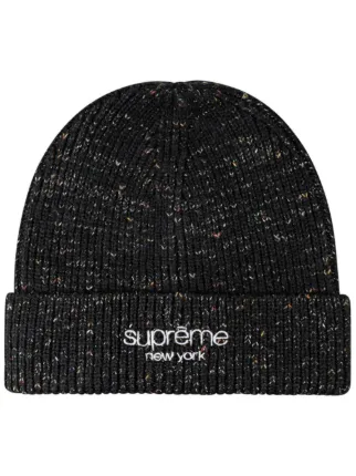 Supreme Crochet Beanie black 黒 Supreme Crochet Beanie (SS25) - $60