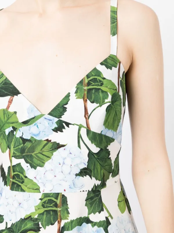 Oscar De La Renta floral-print Tiered Maxi Dress - Farfetch