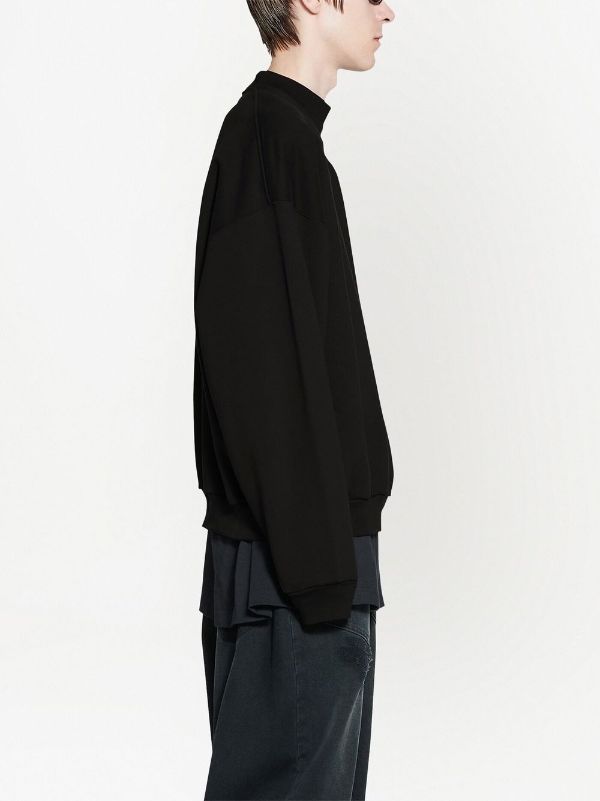 Balenciaga logo-print drop-shoulder Sweatshirt - Farfetch