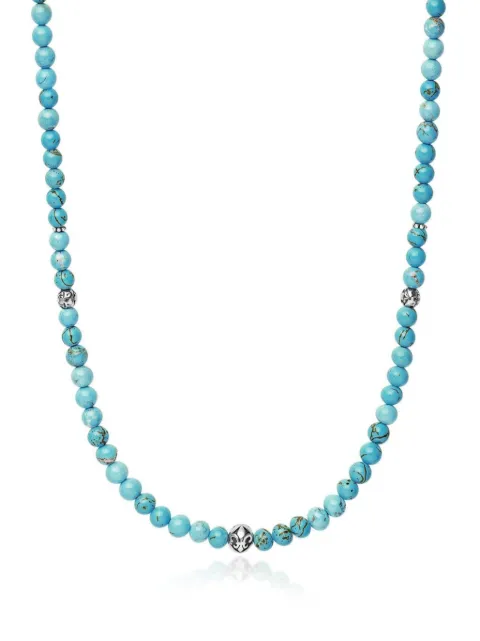 Nialaya Jewelry collar con cuentas de turquesas