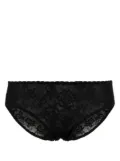 Dolce & Gabbana x Kim K floral lace briefs - Black