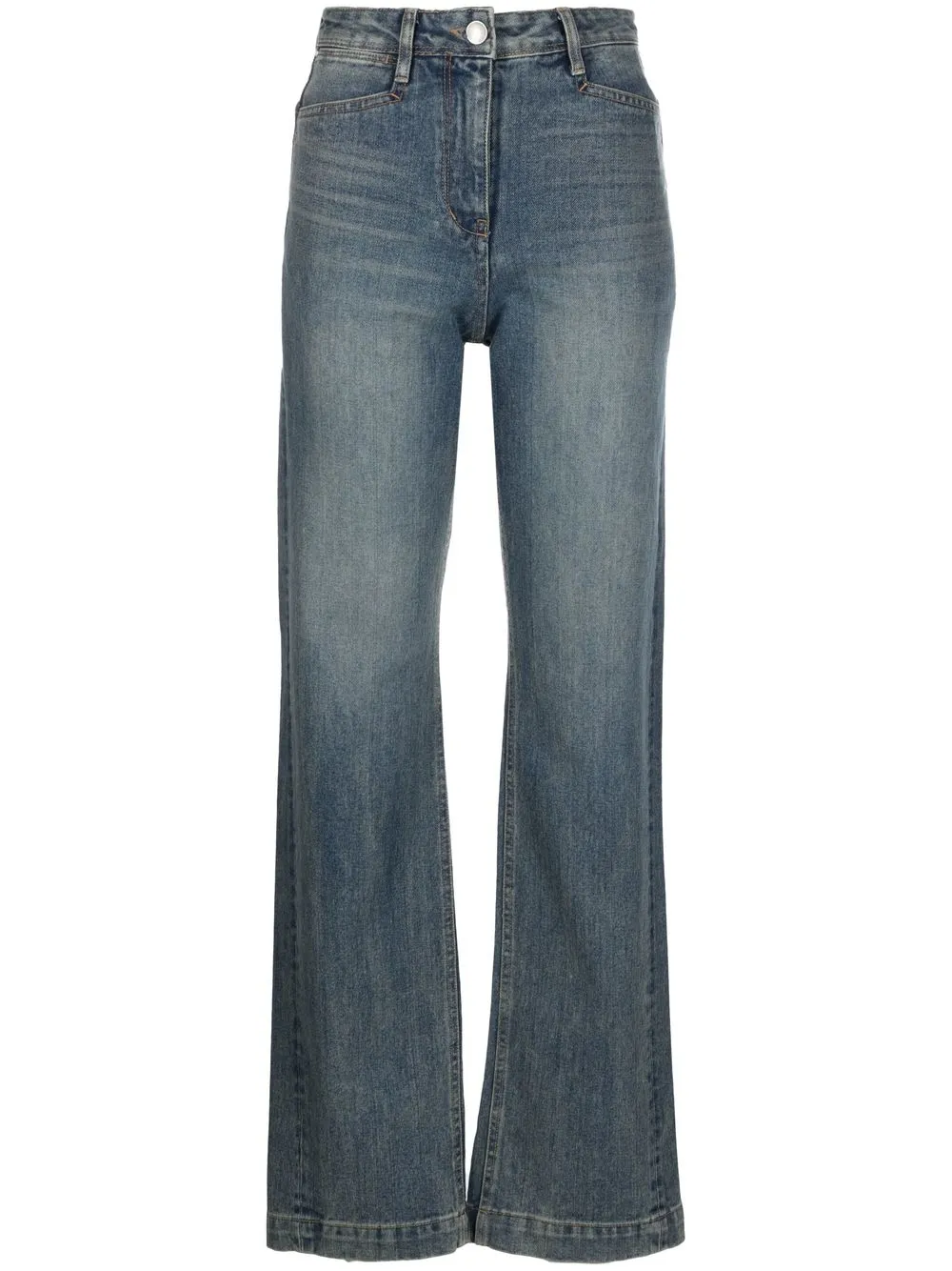 Low Classic High Waist Straight Leg Jeans Farfetch