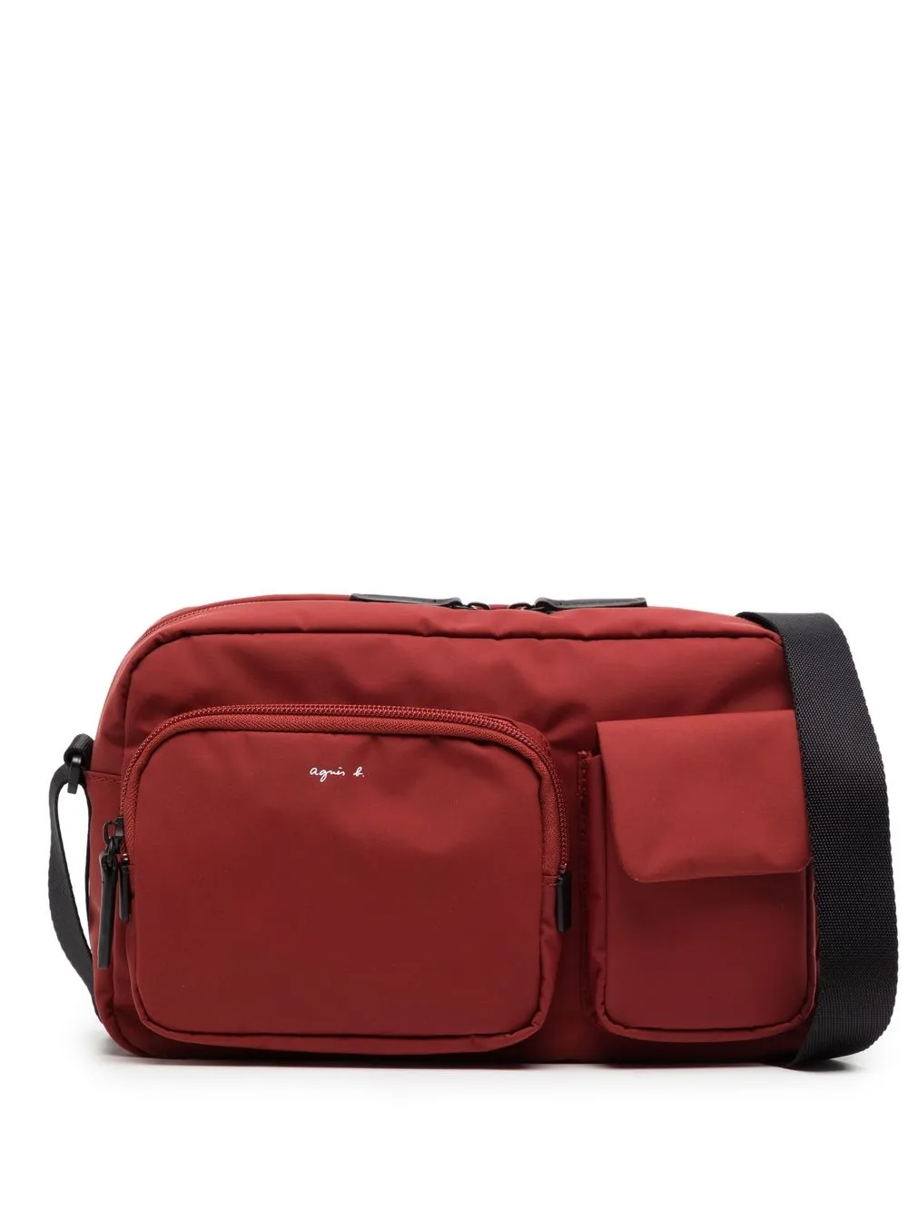 

agnès b. multi-pocket crossbody bag - Red