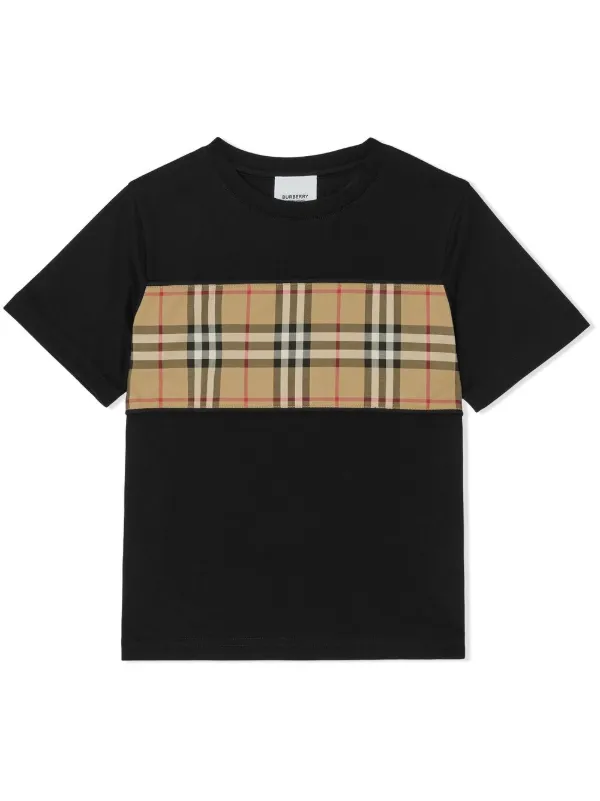 Burberry Kids バーバリー・キッズ ヴィンテージチェックパネル T 