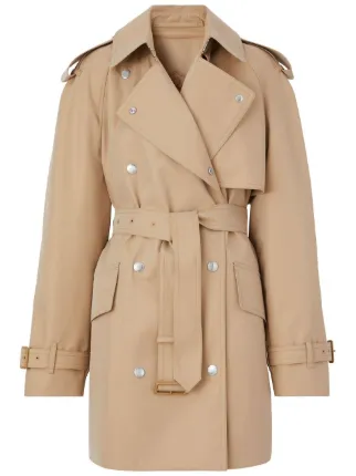Burberry バーバリー ギャバジン トレンチコート | ブラウン | FARFETCH JP