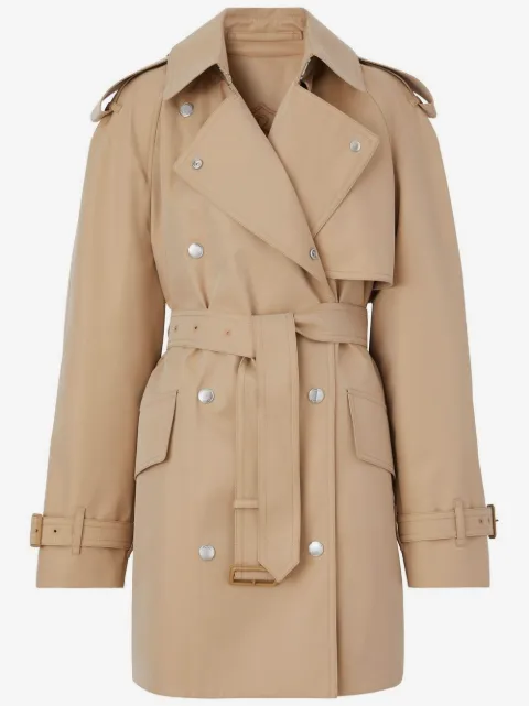 Burberry bonded cotton gabardine trench coat