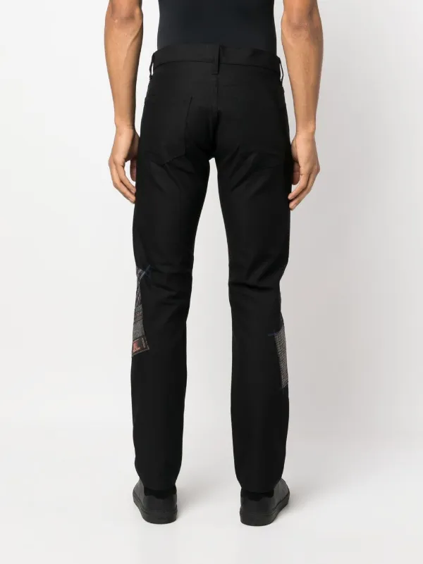 Junya Watanabe MAN patchwork-detail straight-leg Jeans - Farfetch