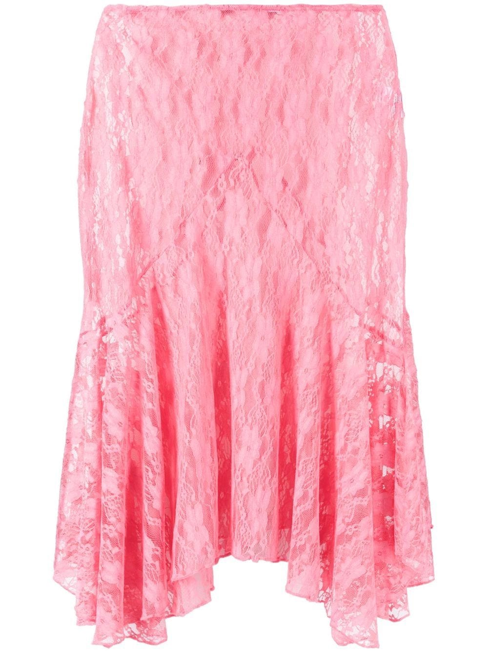 Gimaguas Florence Floral-lace Skirt In Pink | ModeSens