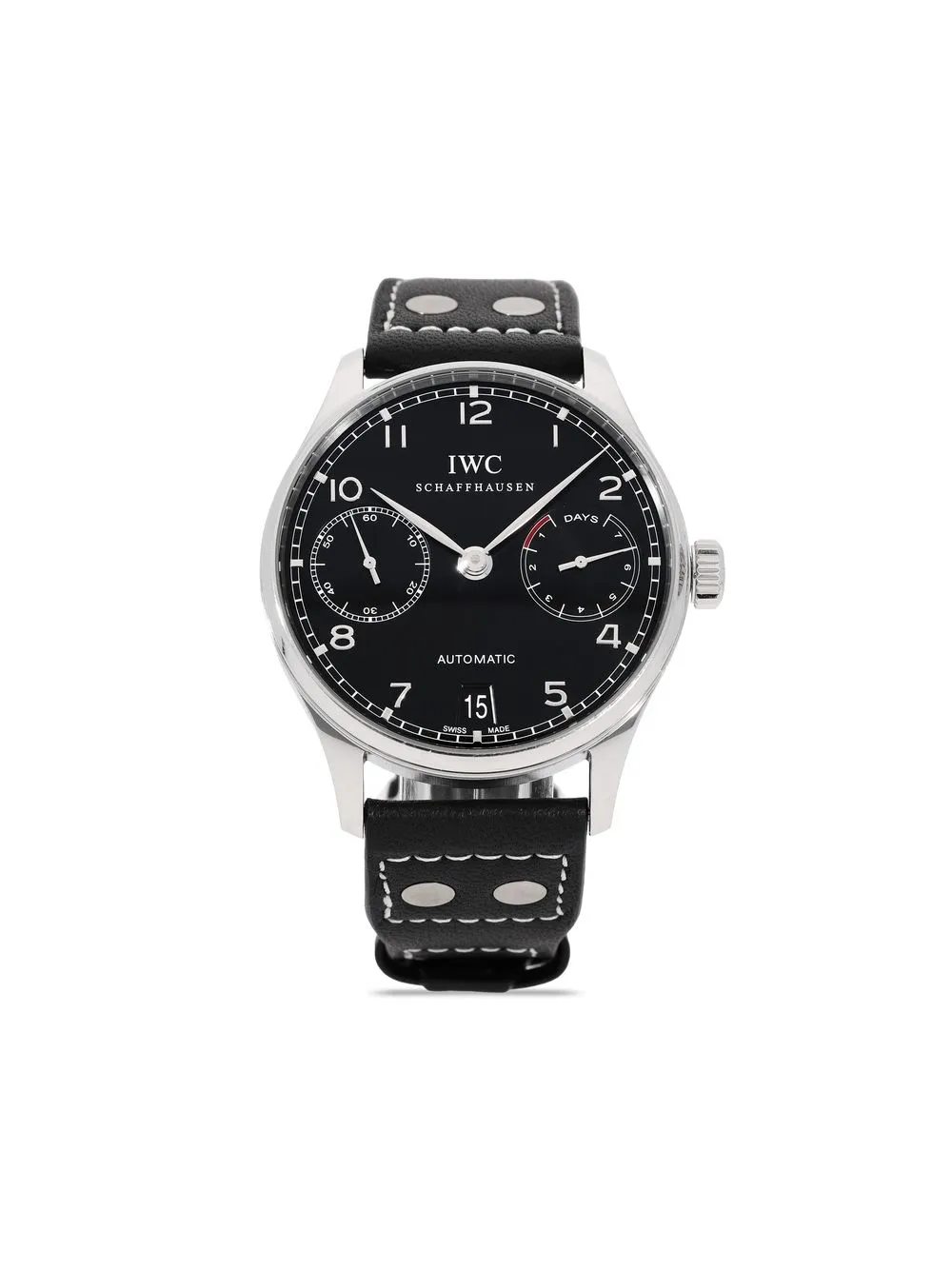 

IWC Schaffhausen reloj Portugieser de 43mm 2015 pre-owned - Negro