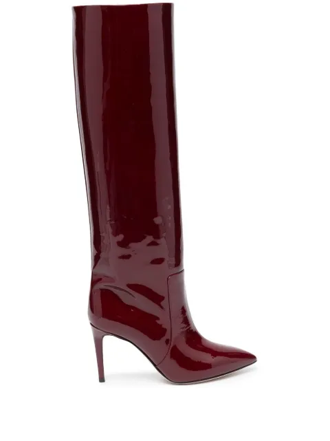 Paris Texas Stiefel aus Lackleder 85mm