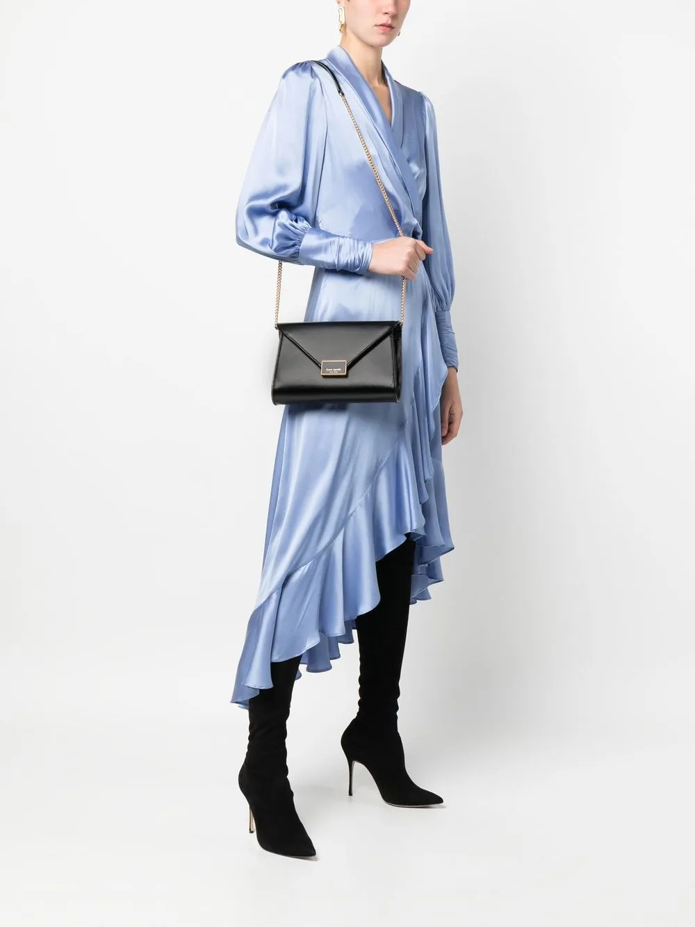 Kate Spade Crossbodytas met logoplakkaat - Zwart