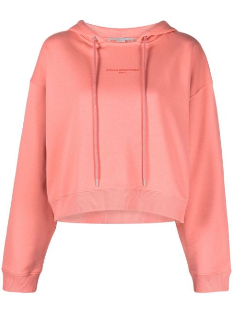 Stella McCartney logo-print drawstring hoodie