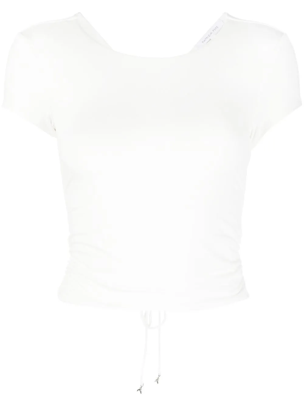 

Patrizia Pepe cut-out short-sleeved top - White