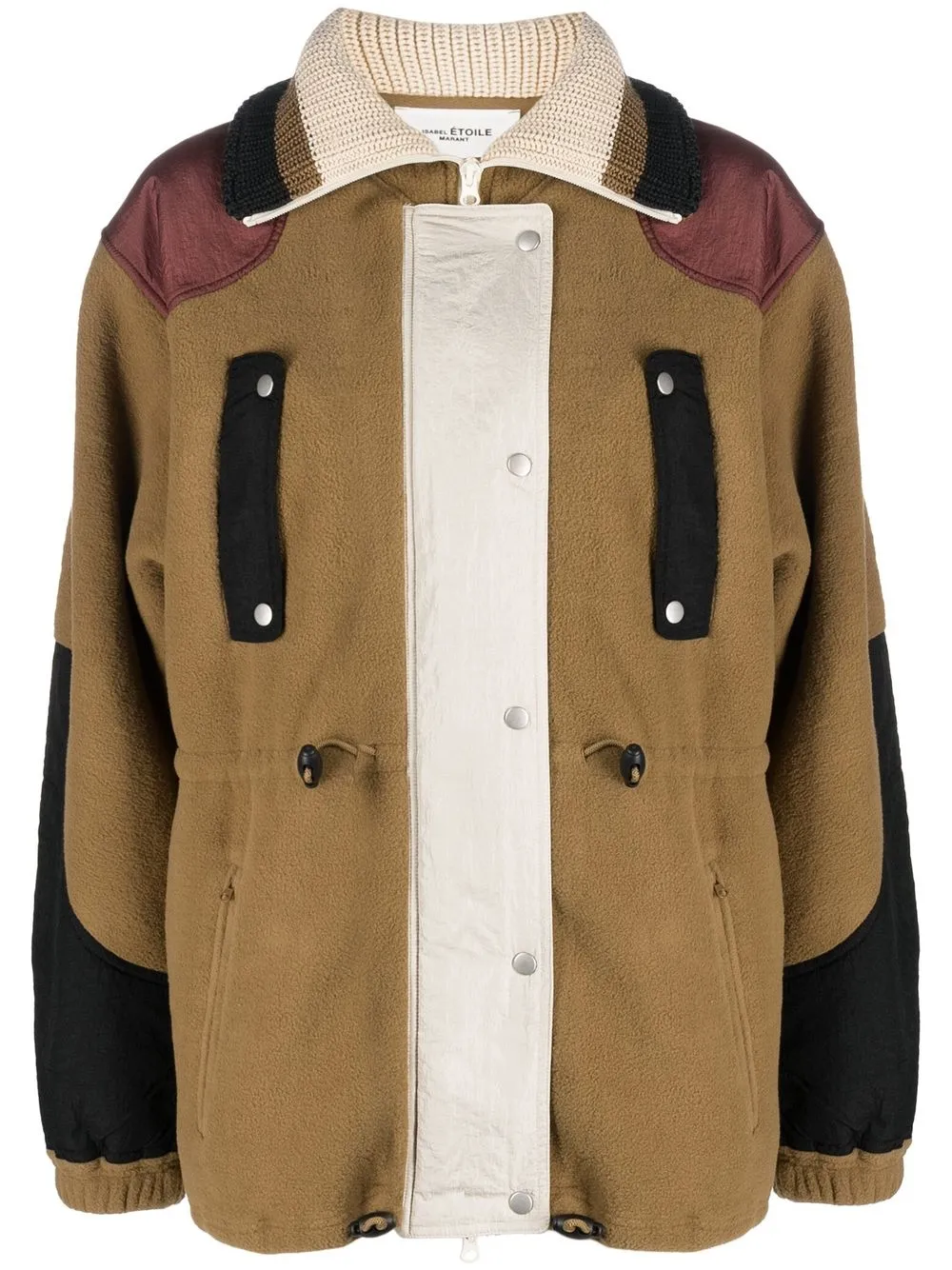 

Isabel Marant Étoile fleece panelled jacket - Green
