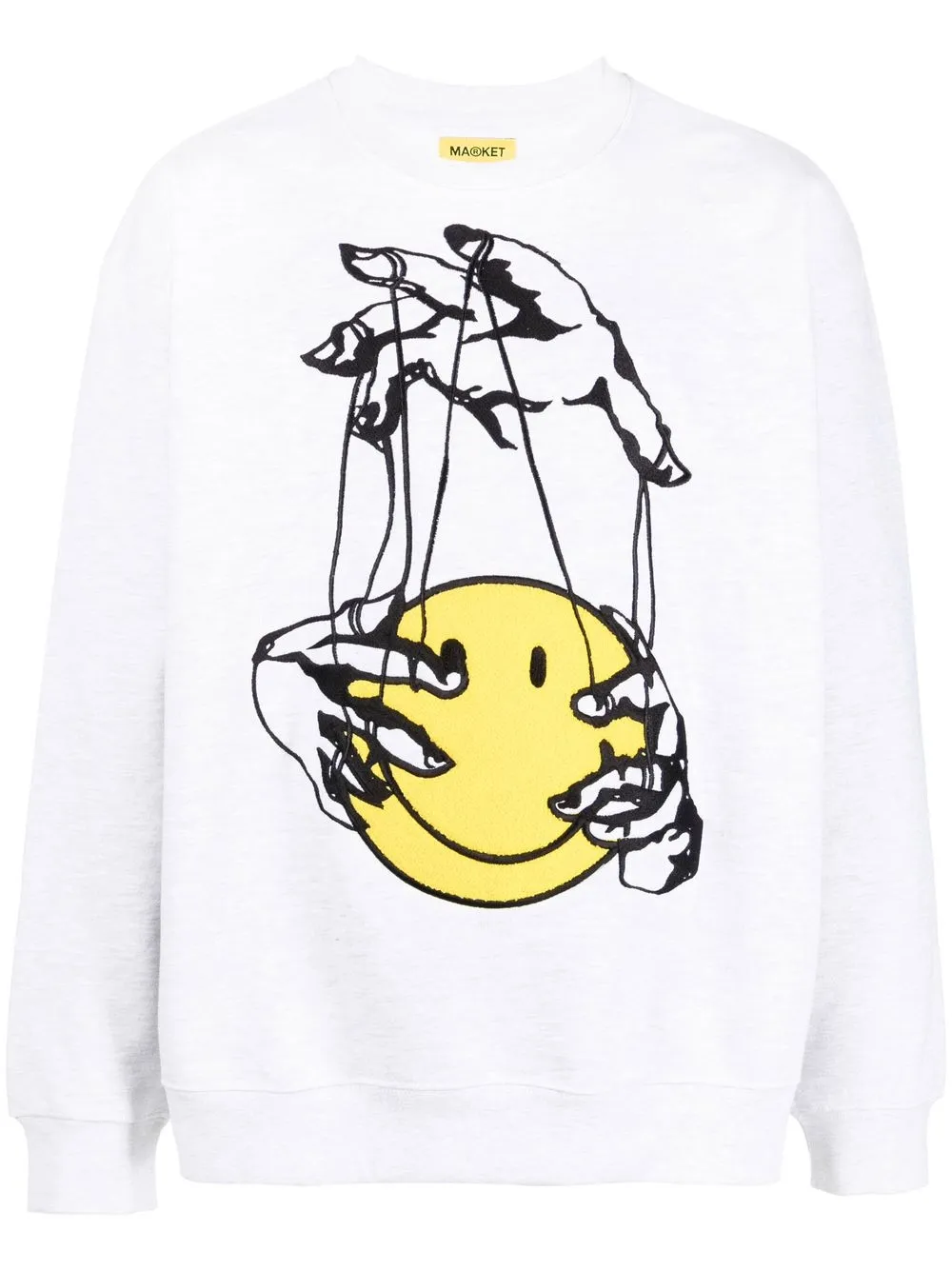 

MARKET x Smiley graphic-print sweatshirt - Grey