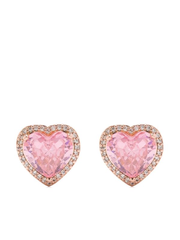 Kate Spade Aretes En Forma De Corazón Con Detalles De Cristal - Farfetch