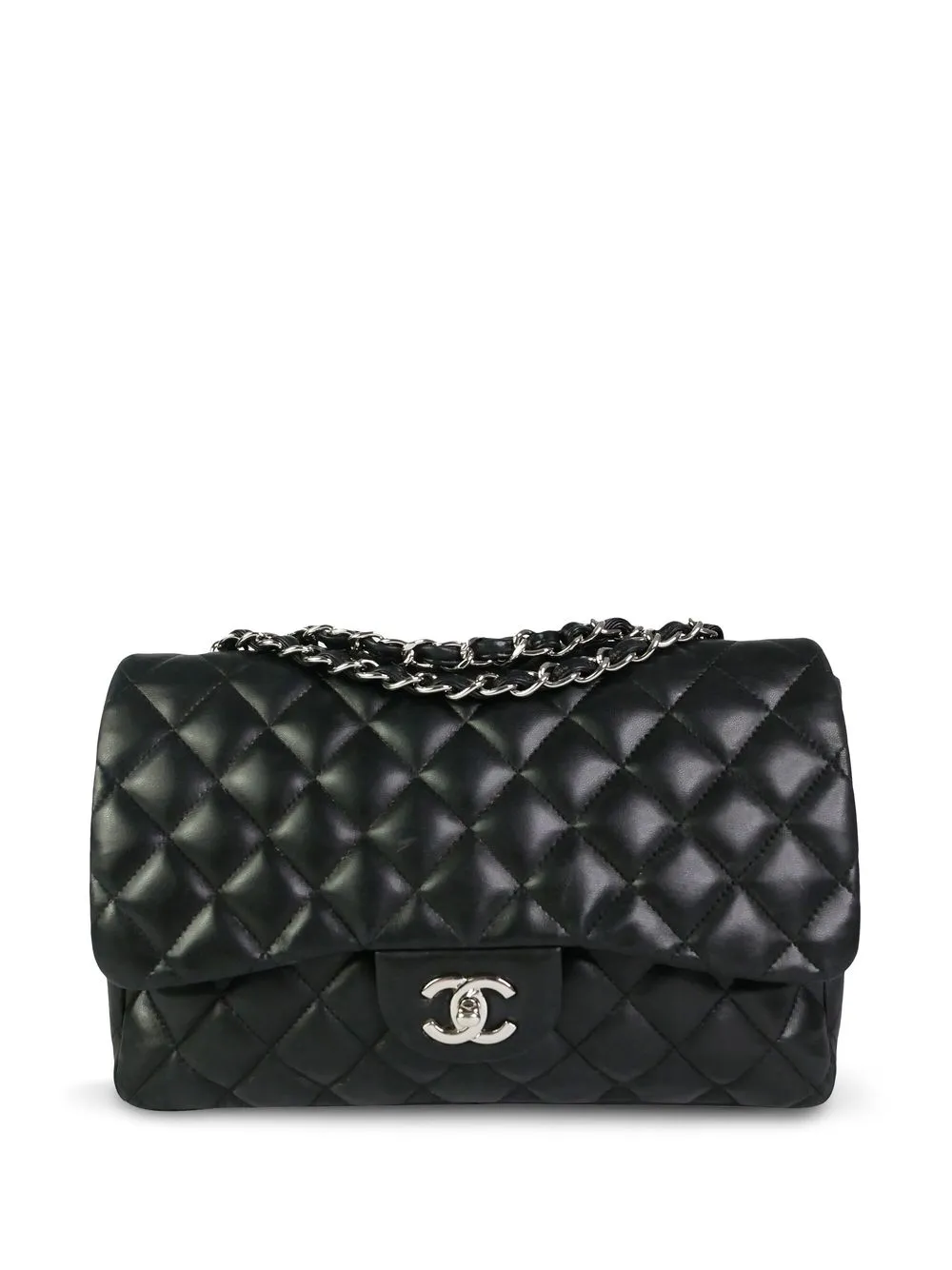 

CHANEL Pre-Owned large Classic Flap shoulder bag - Black