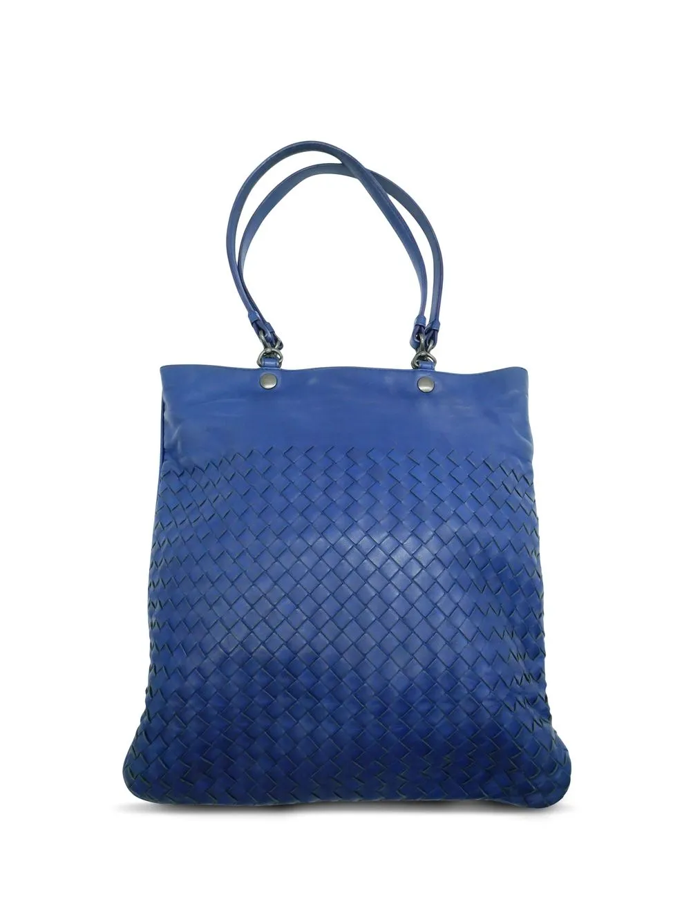 

Bottega Veneta Pre-Owned Intrecciato large rectangular-shaped tote - Blue