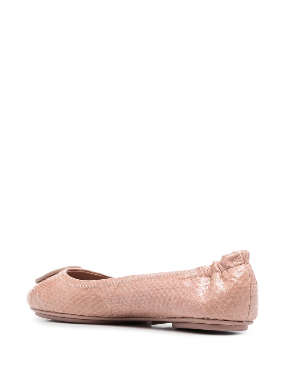 Tory Burch Minnie Travel Ballet In Vintage Mauve | ModeSens