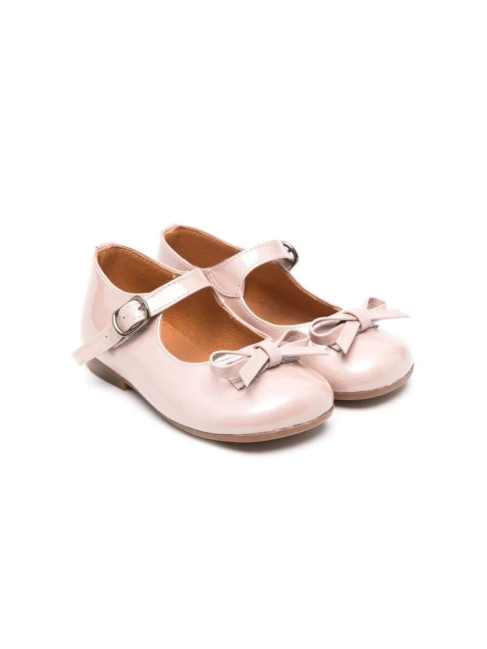 

CLARYS patent buckle-fastening ballerina shoes - Pink