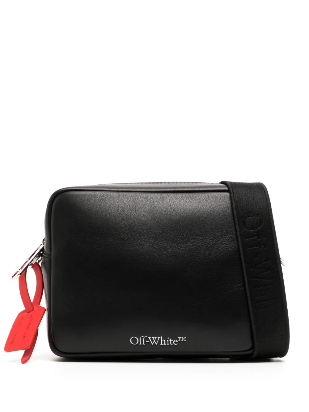 OffWhite ZipTie logoprint Camera Bag Farfetch