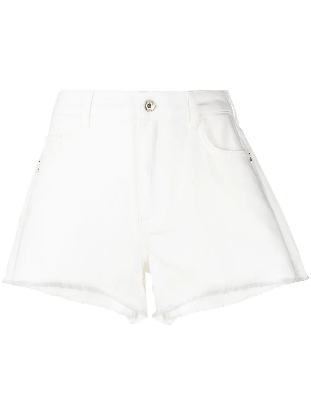 Patrizia Pepe High-waist Shorts In Weiss
