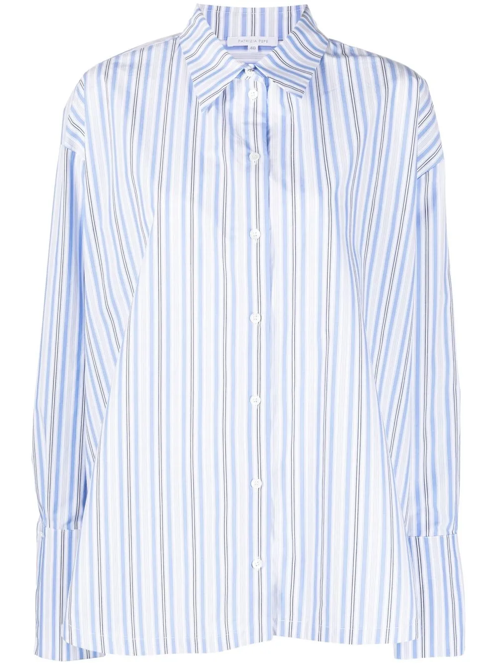 

Patrizia Pepe oversized long sleeved shirt - Blue