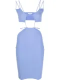 Patrizia Pepe Essential Cut-Out short dress - Blue