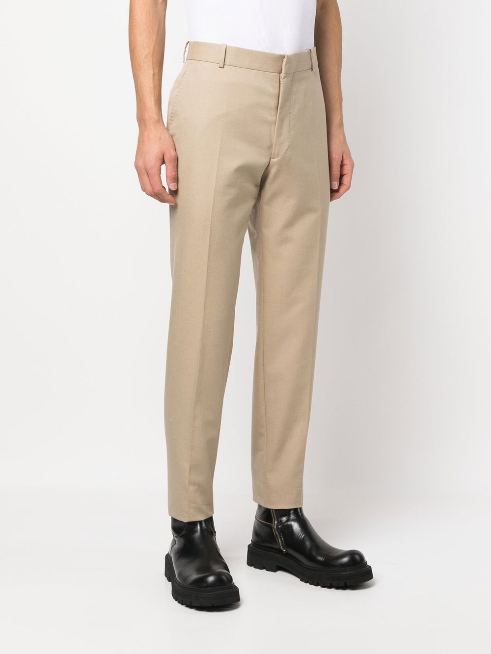 Alexander McQueen tapered mid-rise tailored trousers Men