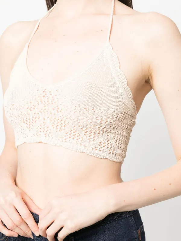knitted bralette top