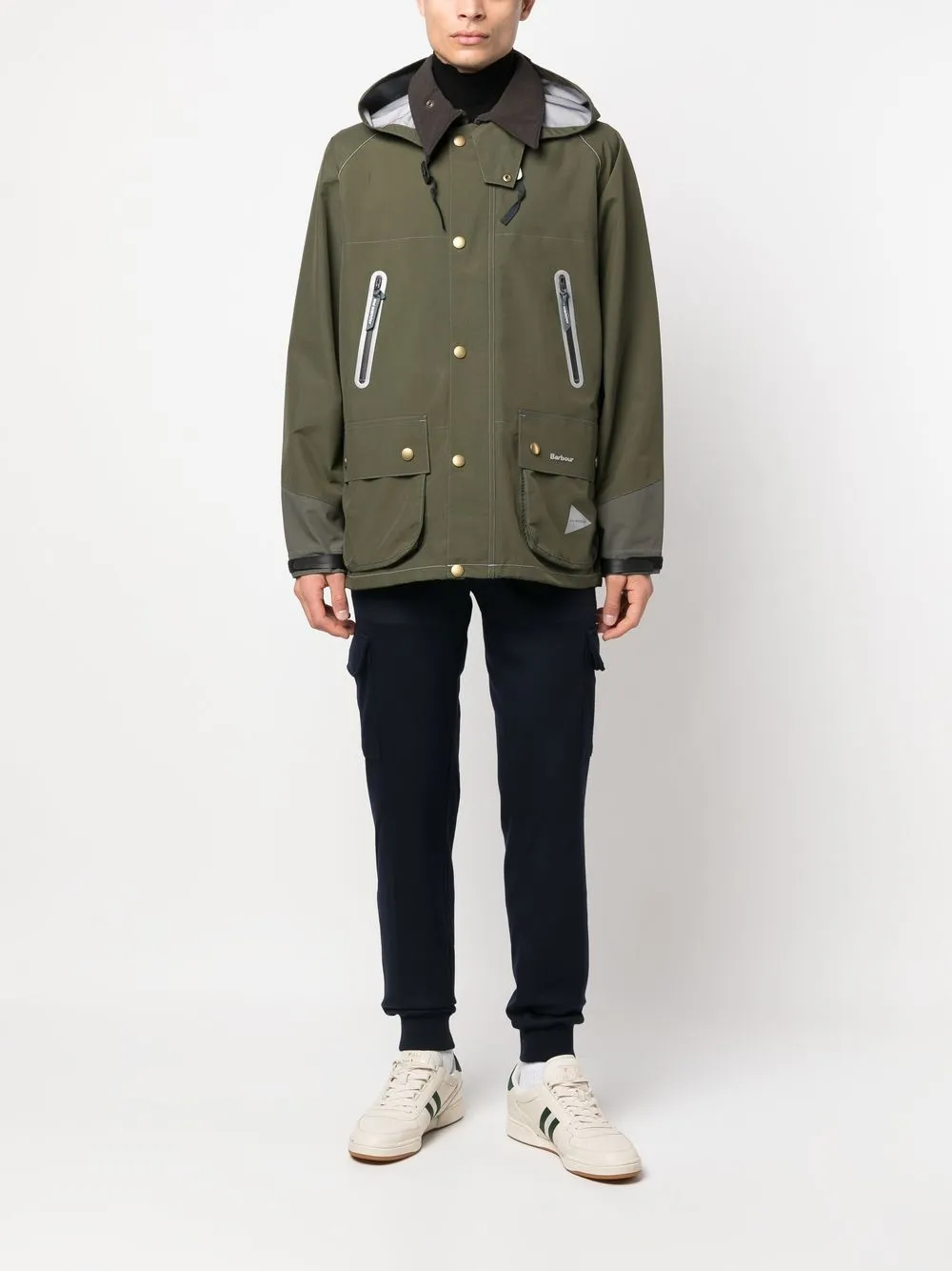 Moorer drawstring waist cargo track pants | Sweatpants | Image 2