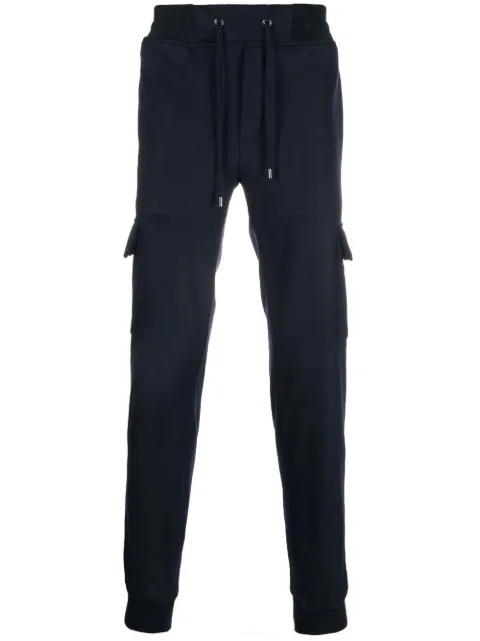 Moorer pantalones cargo con cordones en la pretina