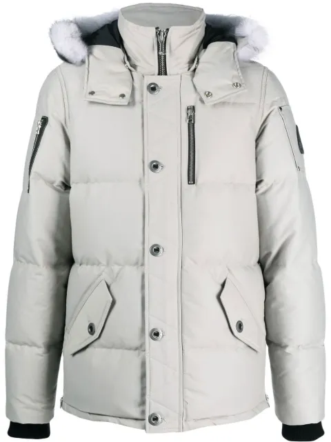 Moose Knuckles faux-fur trim padded parka