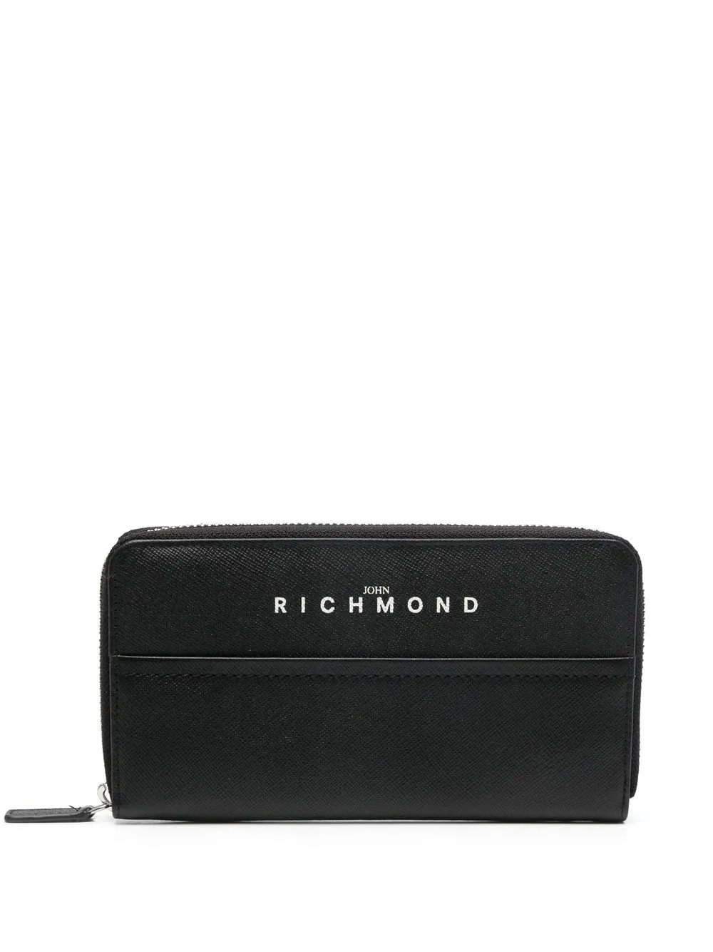 

John Richmond cartera con logo estampado - Negro