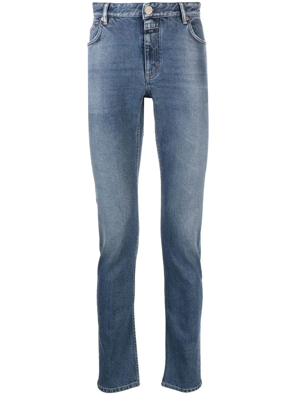 

Closed mid-rise straight-leg jeans - Blue