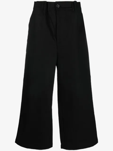 Yuiki Shimoji pantalones anchos con tiro alto