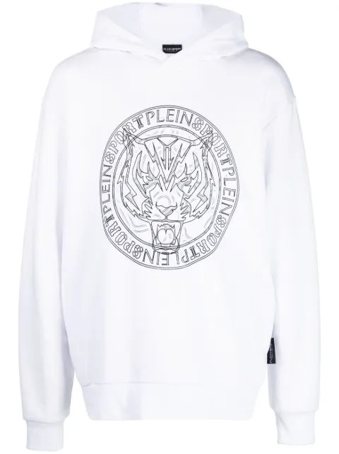 Plein Sport hoodie con motivo Tiger