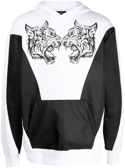Plein Sport hoodie con paneles y motivo Tiger