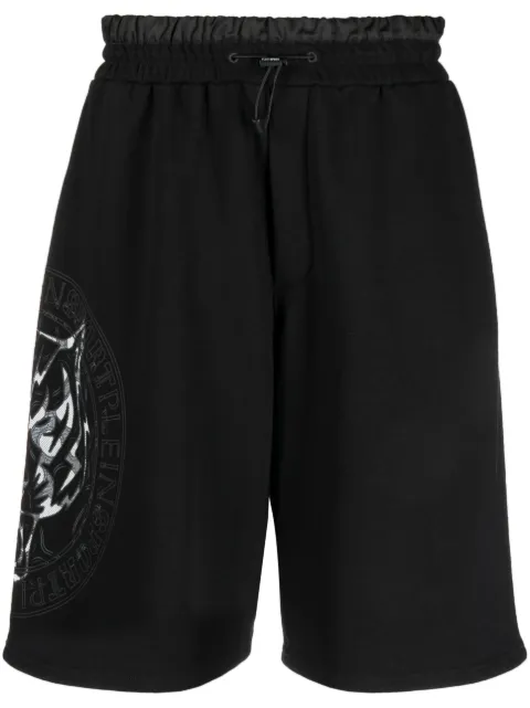 Plein Sport shorts deportivos con logo estampado